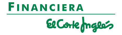 teléfono atención al cliente financiera el corte ingles